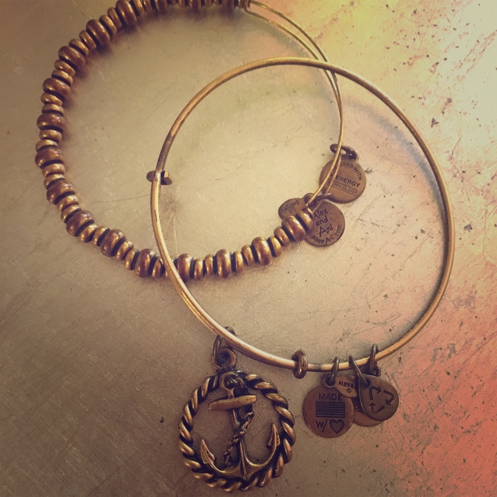 2 ALEX&ANI BRACELET BANGLES